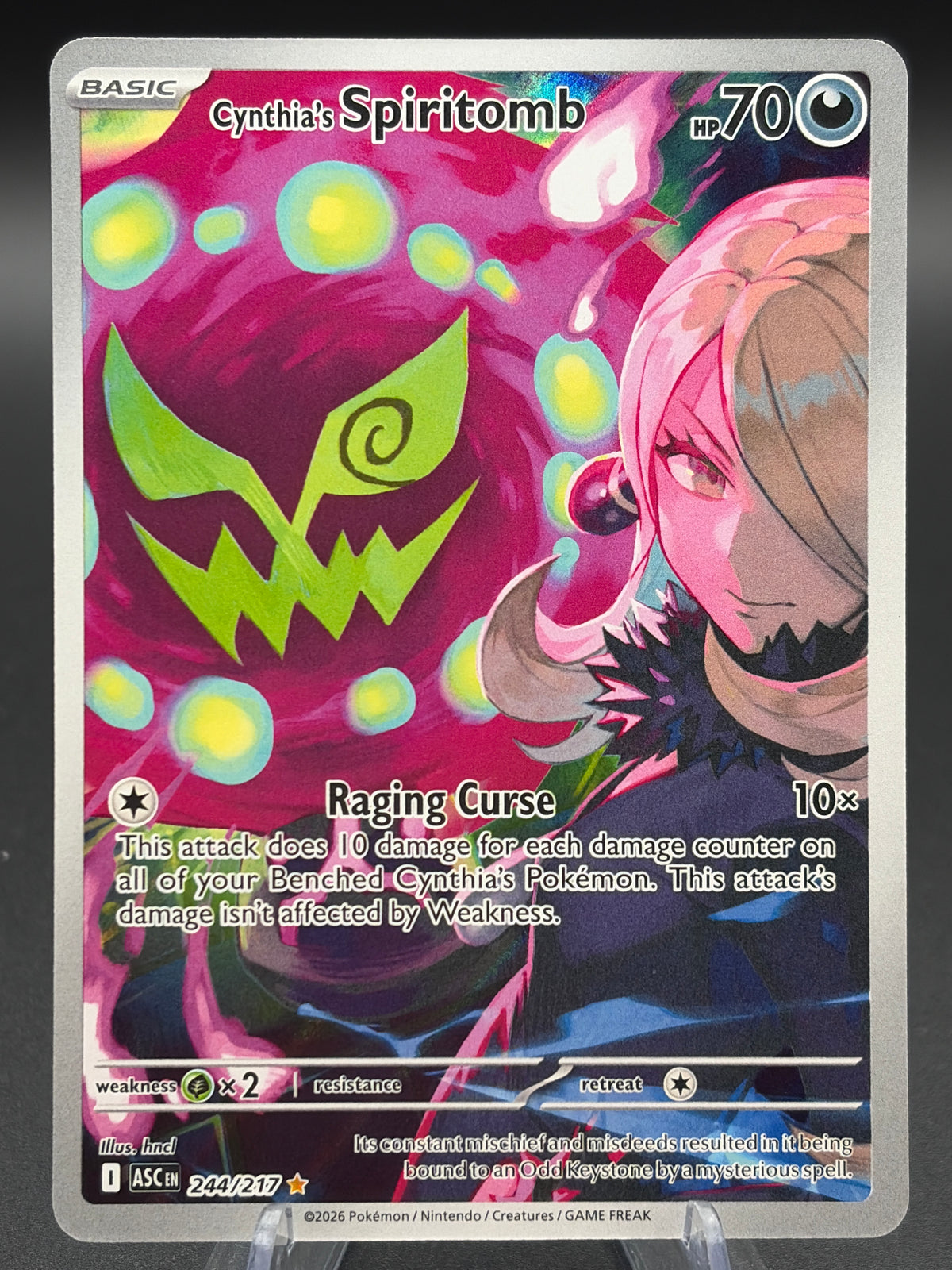 Pokémon TCG: 2026 Cynthia's Spiritomb - 244/217 - Ascended Heros