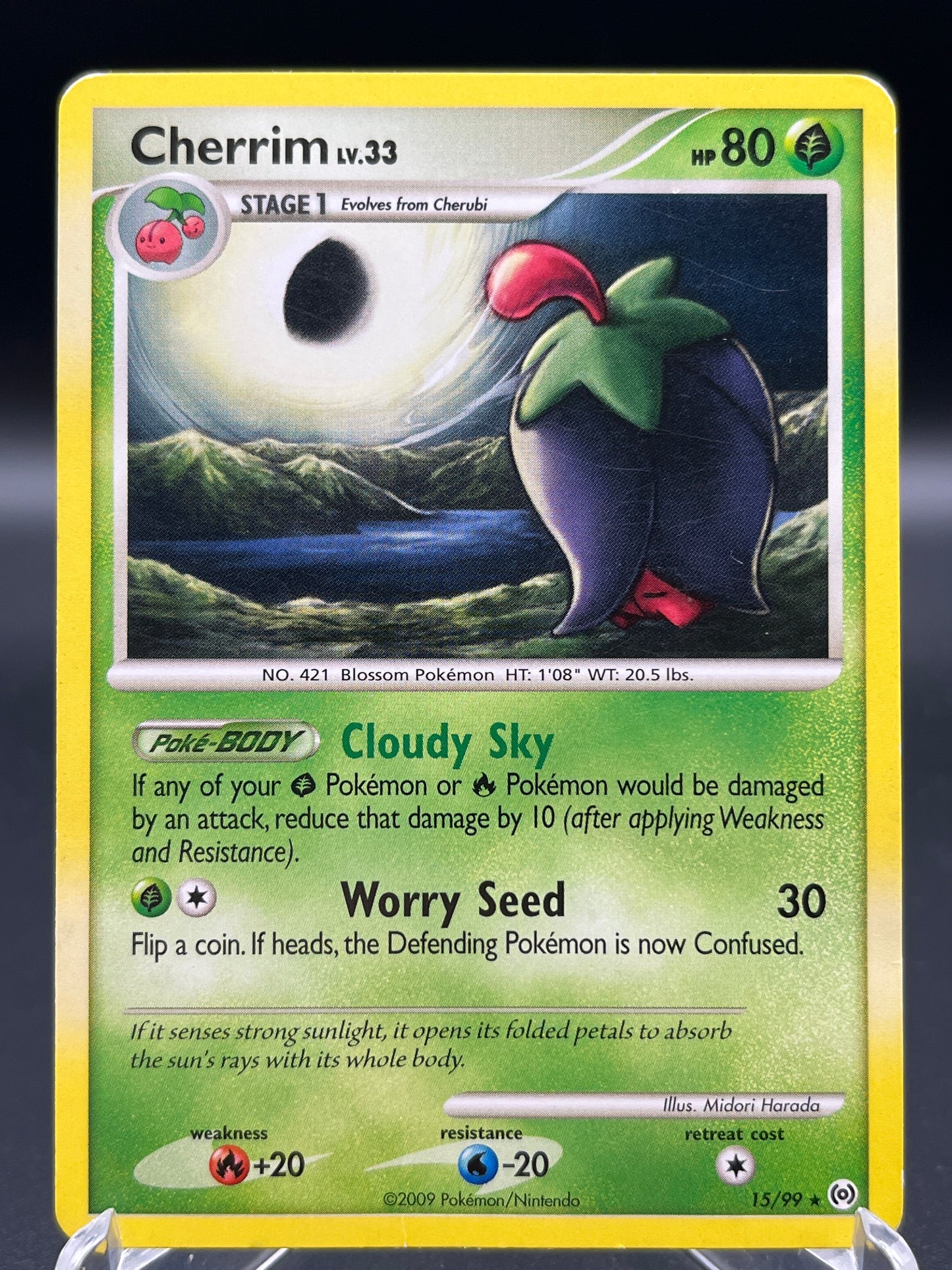 Pokémon TCG: 2009 Cherrim LV.33 15/99 - Arceus