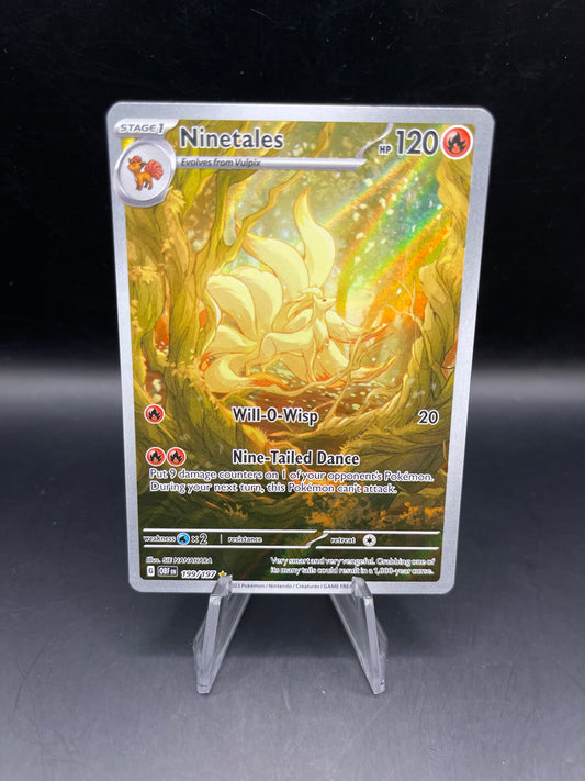 Pokémon TCG: 2023 Ninetales 199/197 S&V: Obsidian Flames