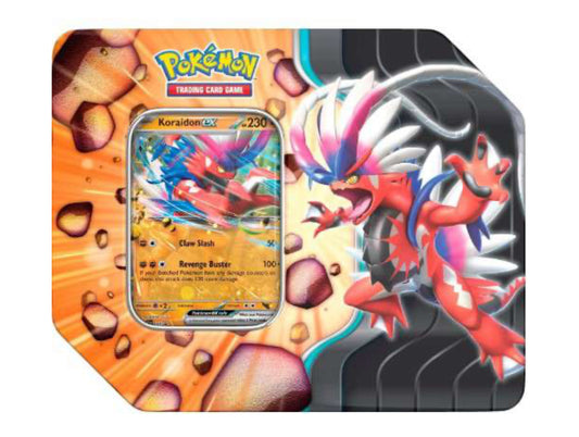 Pokémon TCG: Pokemon Sword & Shield Slashing Legends Koraidon ex Tin Set