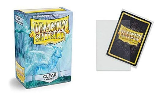 Dragon Shield Outer Sleeves Standard Matte- Clear (100CT)