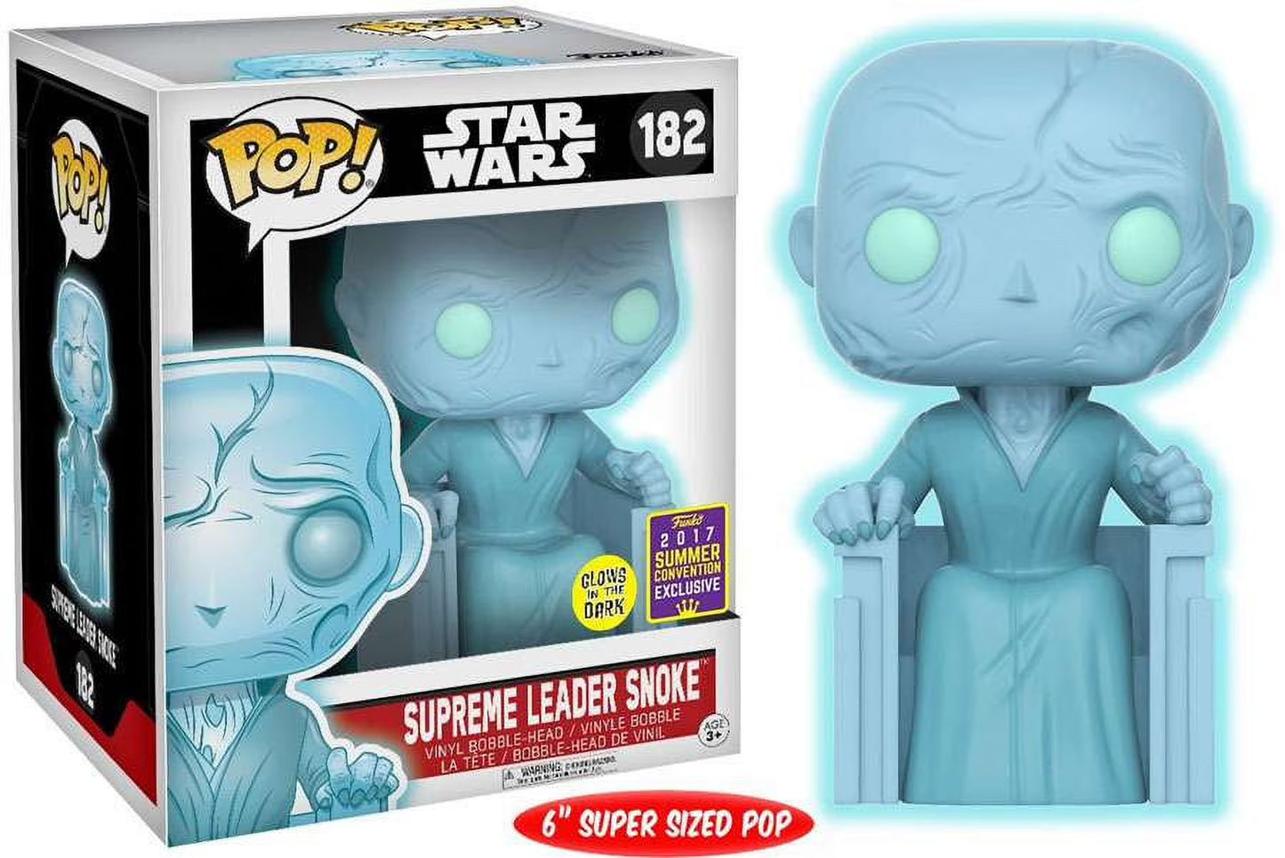 Funko PoP! Star Wars: Supreme Leader Snoke 182 (2017 Summer Convention Exclusive)