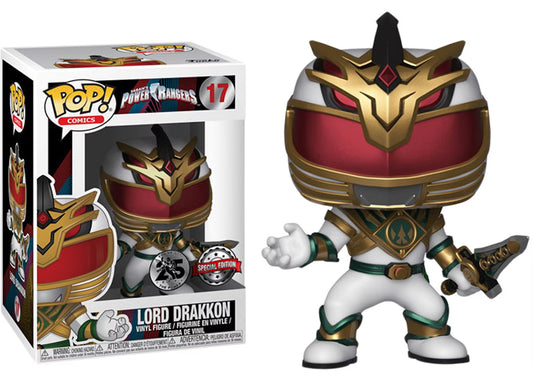 Funko PoP! Comics: Power Rangers Lord Drakkon 17 (PX Previews Exclusive) 25 Years Stamp