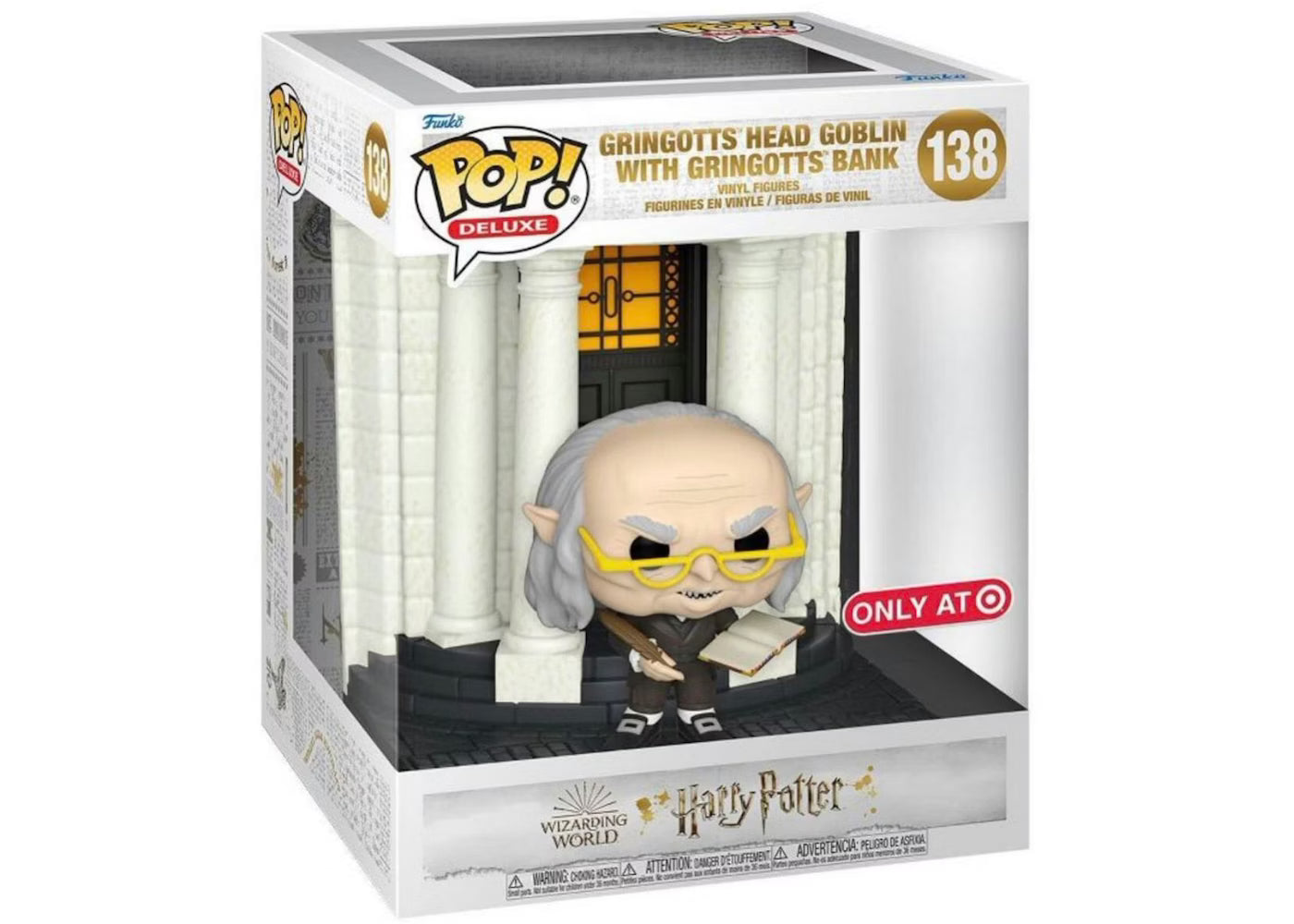 Funko PoP! Deluxe: Harry Potter - Gringott's Head Goblin with Gringott's Bank 138 - Target Exclusive