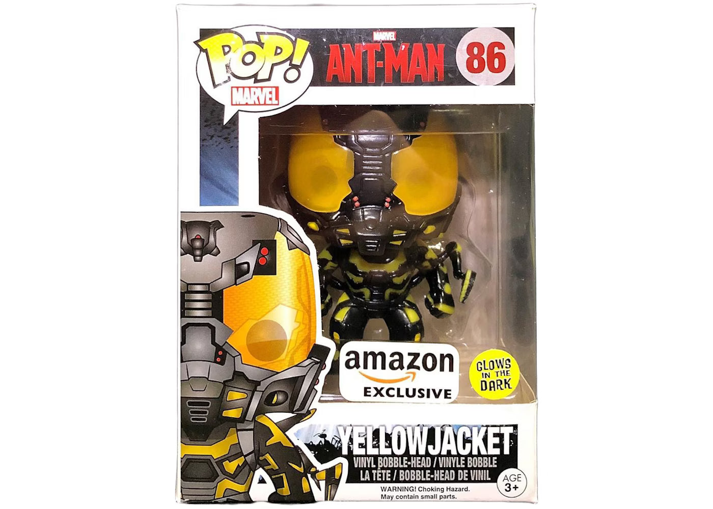 Funko PoP! Marvel: Ant-Man - Yellow Jacket 86 (Glows in the Dark) Amazon Exclusive