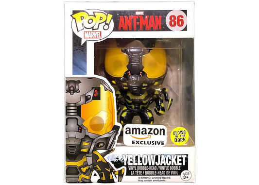 Funko PoP! Marvel: Ant-Man - Yellow Jacket 86 (Glows in the Dark) Amazon Exclusive