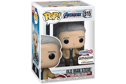 Funko PoP! Marvel: Old Man Steve (Avengers: Endgame) 915 (Year of the Shield)(Amazon Exclusive)