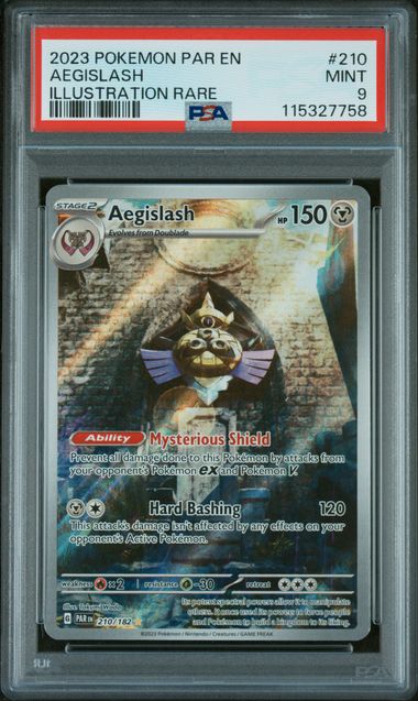 PSA 9 Pokémon TCG: 2023 Aegislash 210/182 SV: Paradox Rift