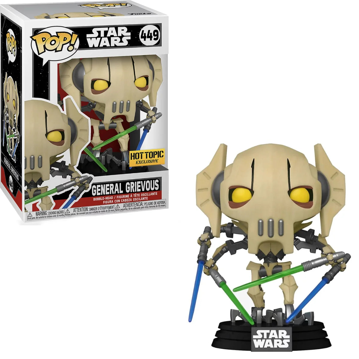 Funko PoP! Star Wars: General Grievous 449 (Hot Topic Exclusive)