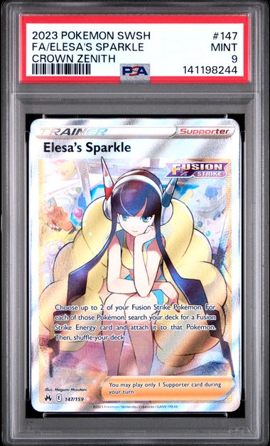 PSA 9 Pokémon TCG: 2023 Elesa’s Sparkle 147/159 S&S: Crown Zenith