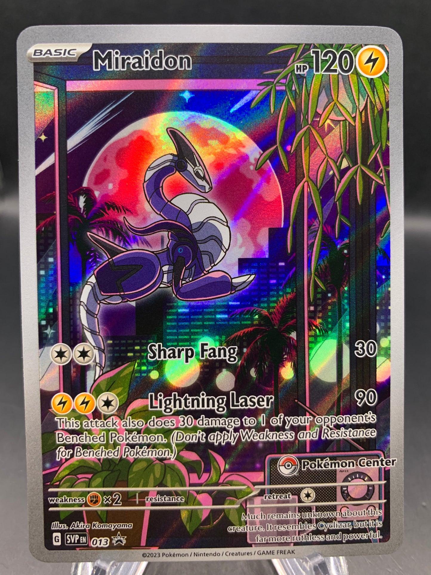 Pokémon TCG: 2023 Miraidon - #013 - (Pokémon Center Exclusive) SV: Scarlet & Violet Promos