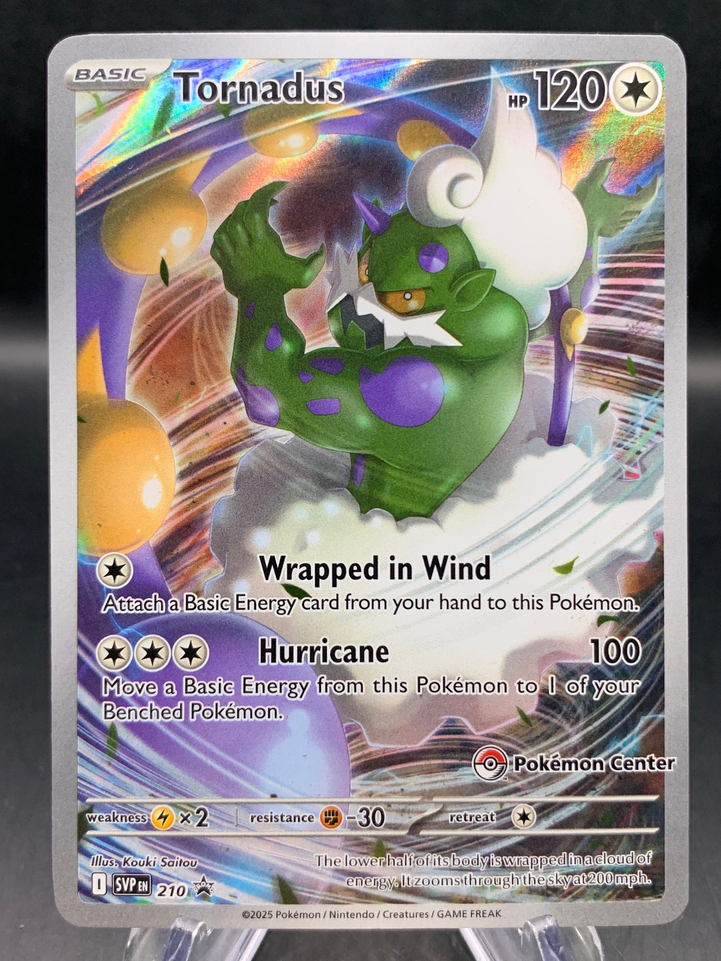 Pokémon TCG: 2025 Tornadus - #210 - (Pokemon Center Exclusive) - SV: Scarlet & Violet Promo
