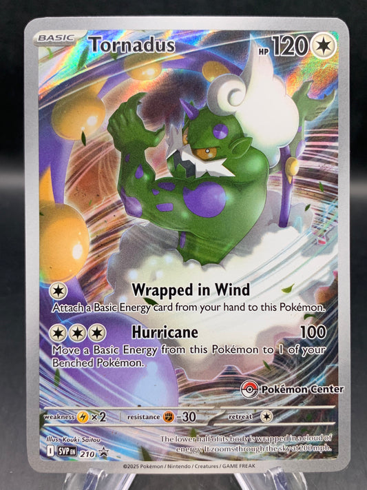 Pokémon TCG: 2025 Tornadus - #210 - (Pokemon Center Exclusive) - SV: Scarlet & Violet Promo
