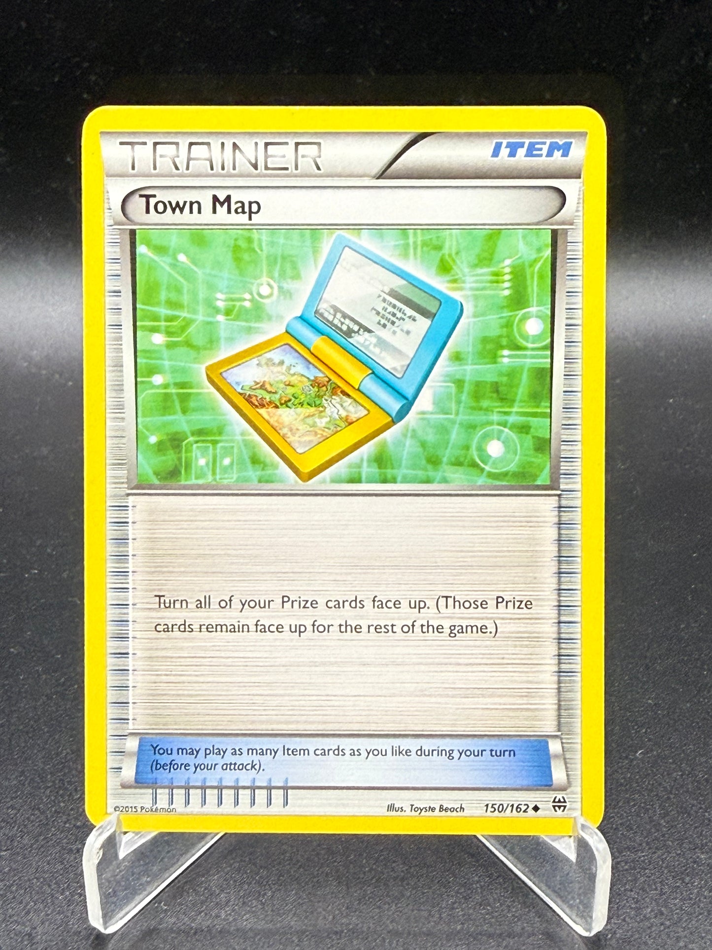 Pokemon TCG: 2015 Town Map - 150/162 - XY - BREAKthrough (BKT)