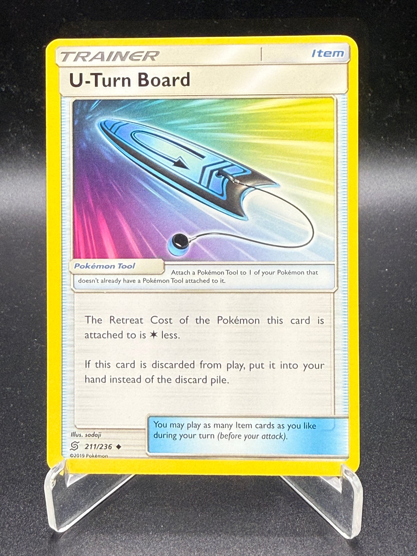 Pokémon TCG: 2019 U-Turn Board - 211/236 - SM - Unified Minds (SM11)