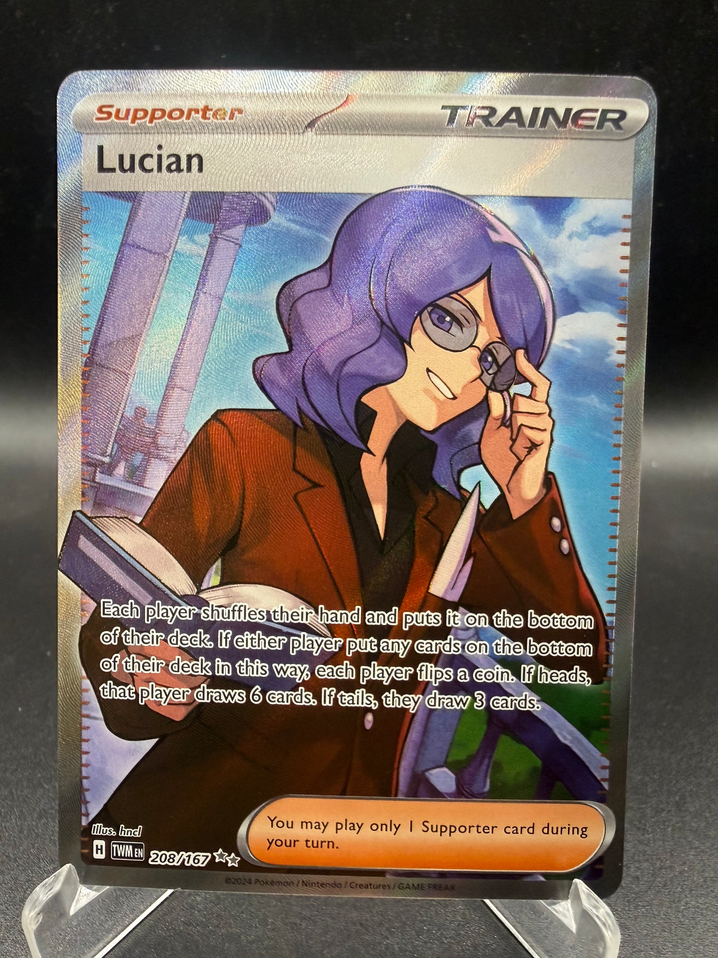 Pokémon TCG: 2024 Lucian - 208/167 - SV06: Twilight Masquerade (TWM)