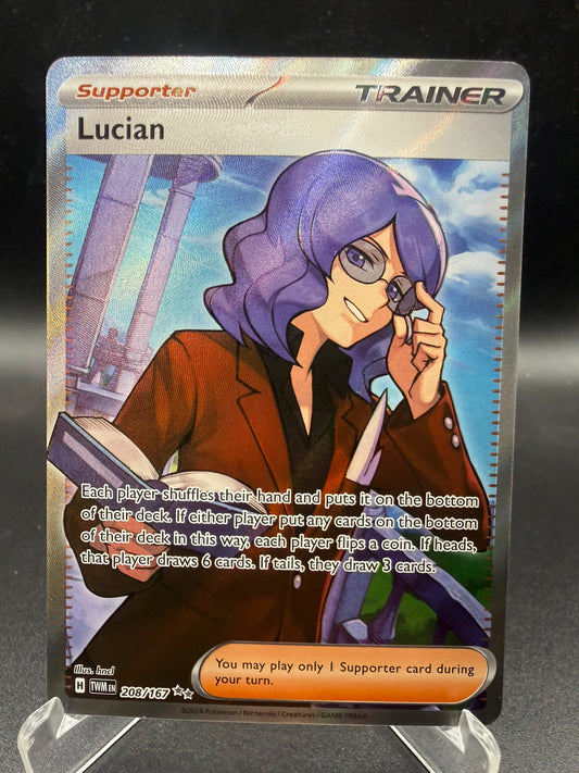 Pokémon TCG: 2024 Lucian - 208/167 - SV06: Twilight Masquerade (TWM)