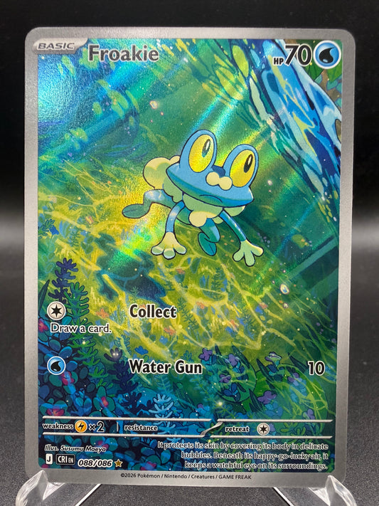 Pokémon TCG: 2026 Froakie - 088/086 - ME04: Chaos Rising