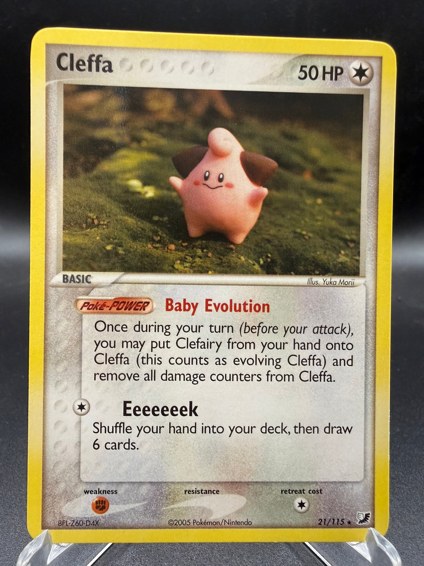 Pokémon TCG: 2005 Cleffa - 21/115 - Unseen Forces (UF)