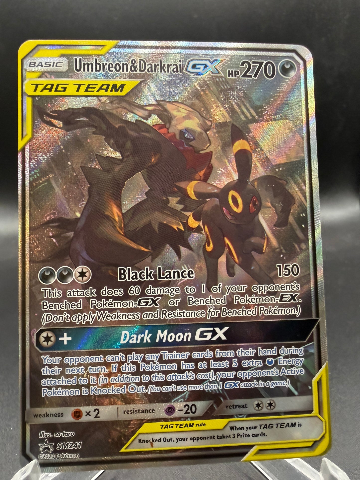 Pokemon TCG - Umbreon & Darkrai GX - Promo - SM241