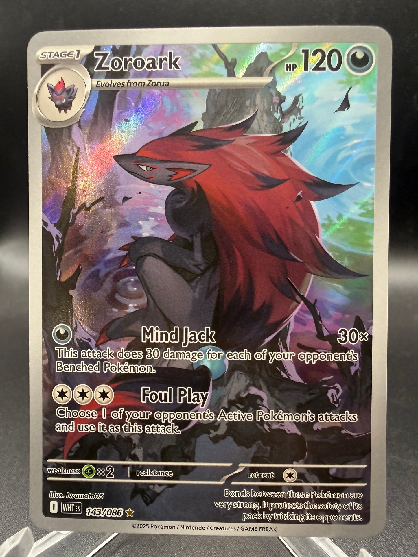 Pokémon TCG: 2025 Zoroark - 143/086 - SV: White Flare (WHT)