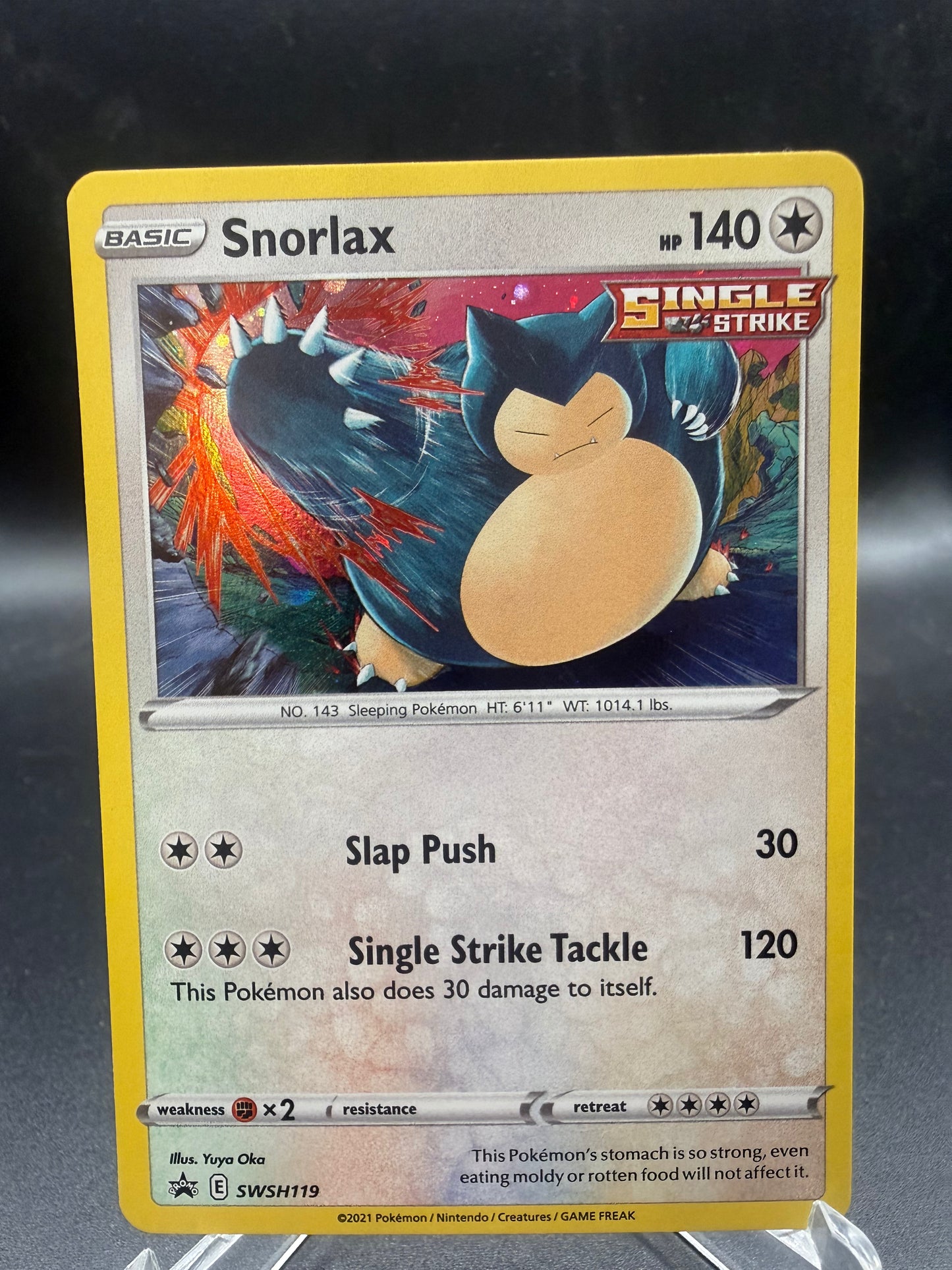 Pokémon TCG: 2021 Snorlax - SWSH119 - SWSH: Sword & Shield Promo Cards (SWSD)
