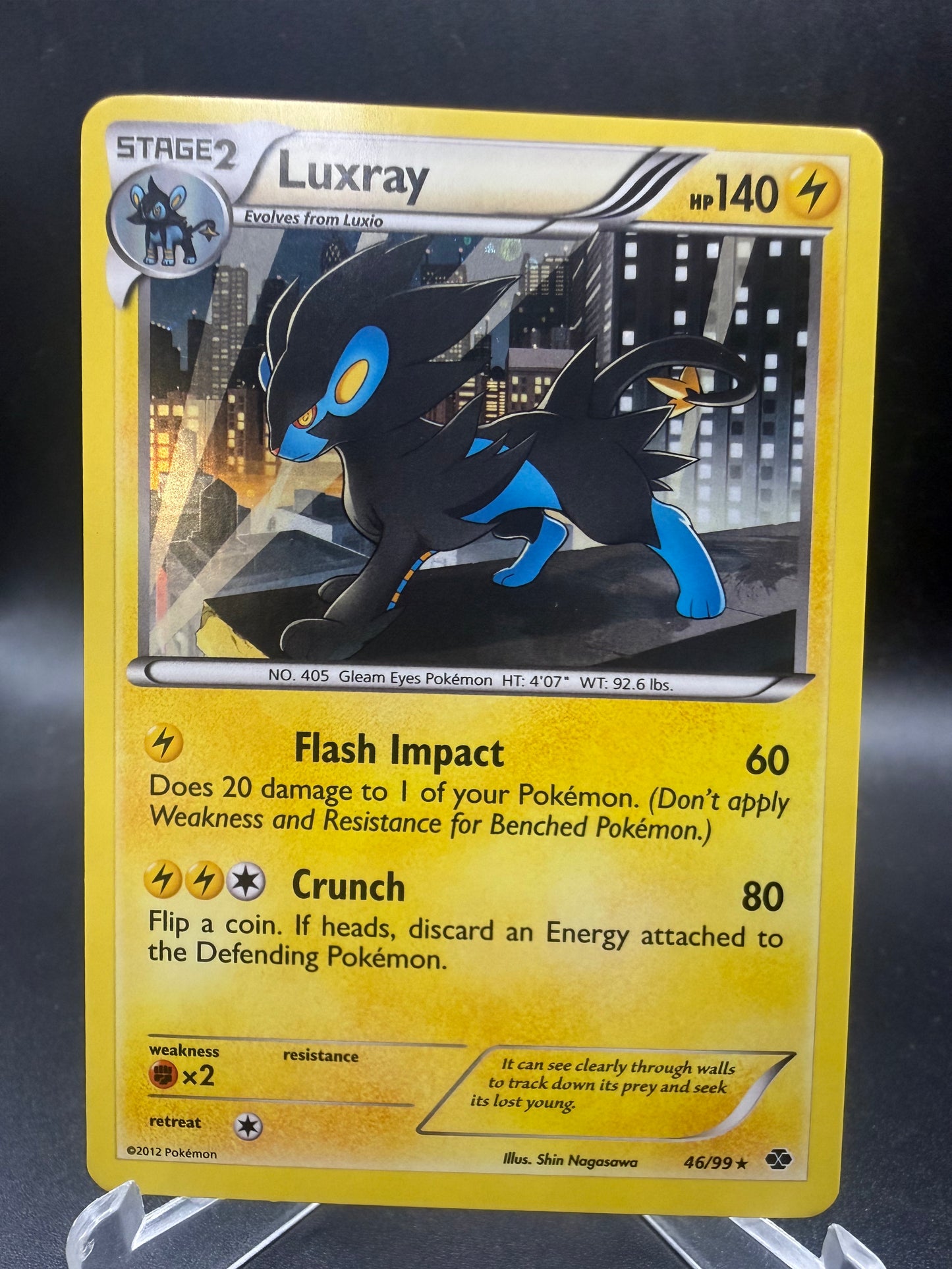Pokémon TCG: 2012 Luxray 46/99 - Next Destinies (NXD)