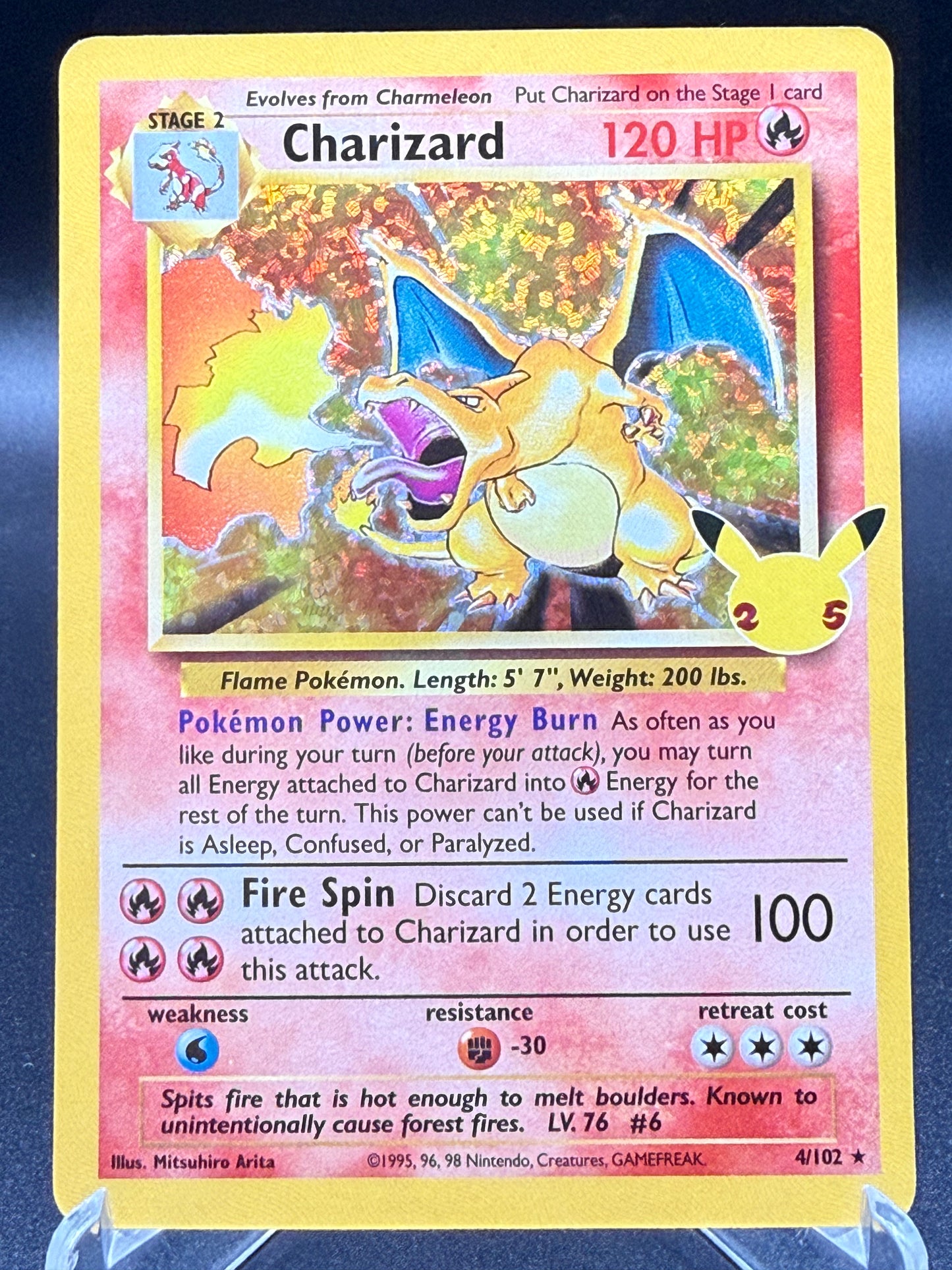 Pokémon TCG: 1999 Charizard - 4/102 - Celebrations: Classic Collection
