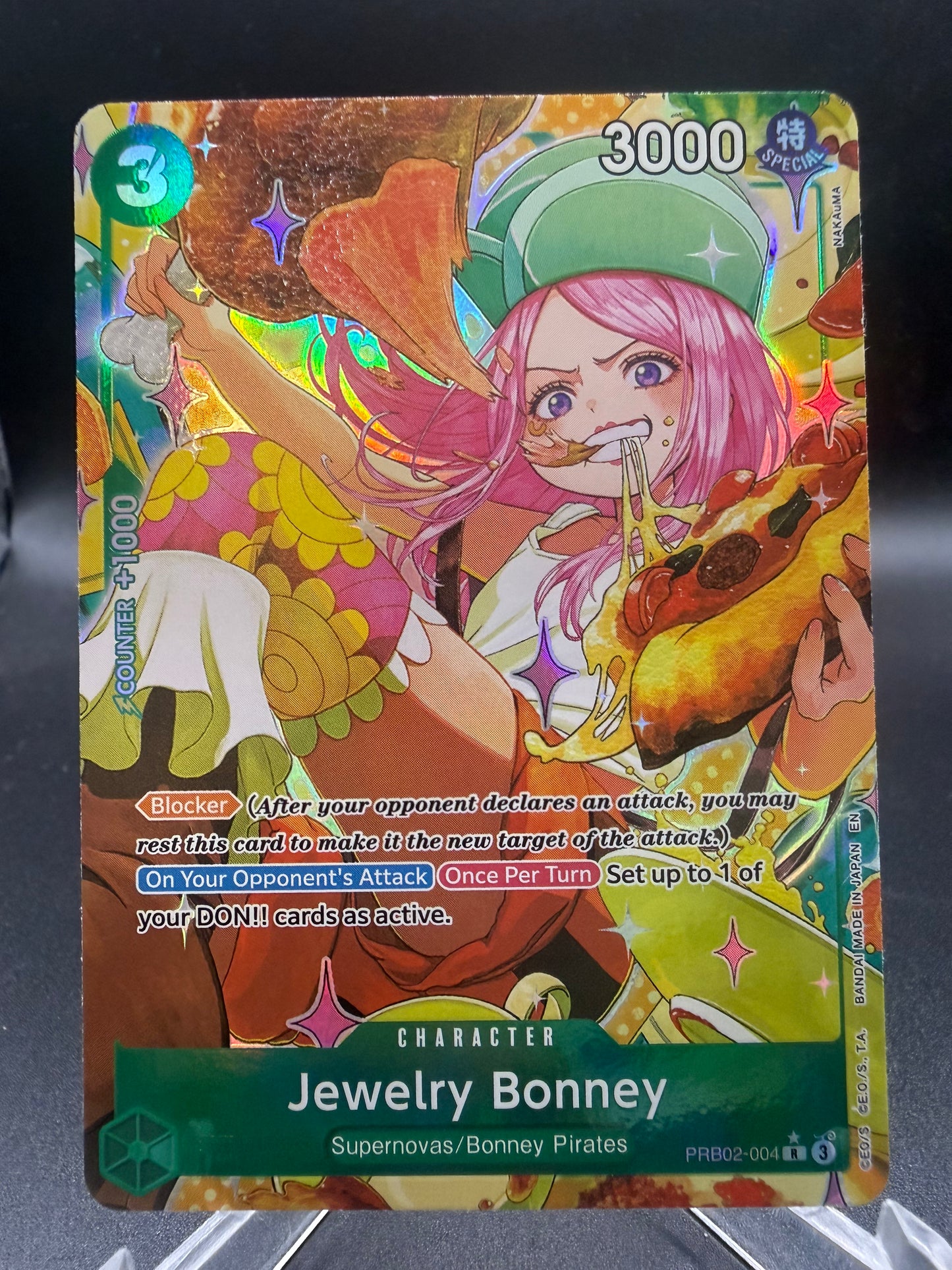 One Piece TCG: Jewelry Bonney - PRB02-004 (Alternate Art) - Premium Booster -The Best- Vol. 2 (PRB-02)