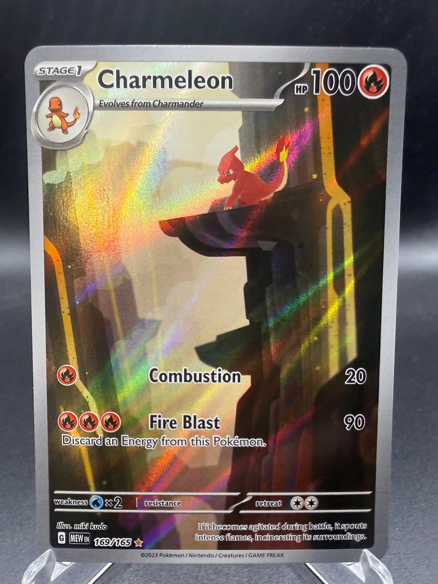 Pokémon TCG: 2023 Charmeleon 169/165 Scarlet & Violet 151