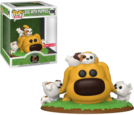 Funko Pop! Deluxe: Dug with Puppies - 1098