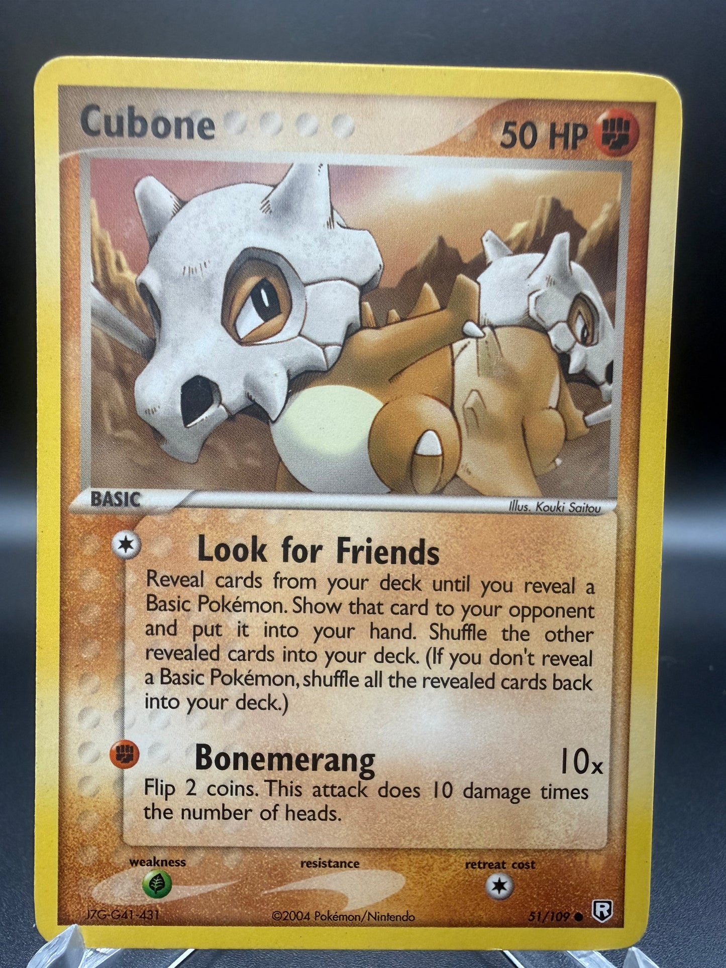 Pokémon TCG: 2004 Cubone - RR - Team Rocket Returns