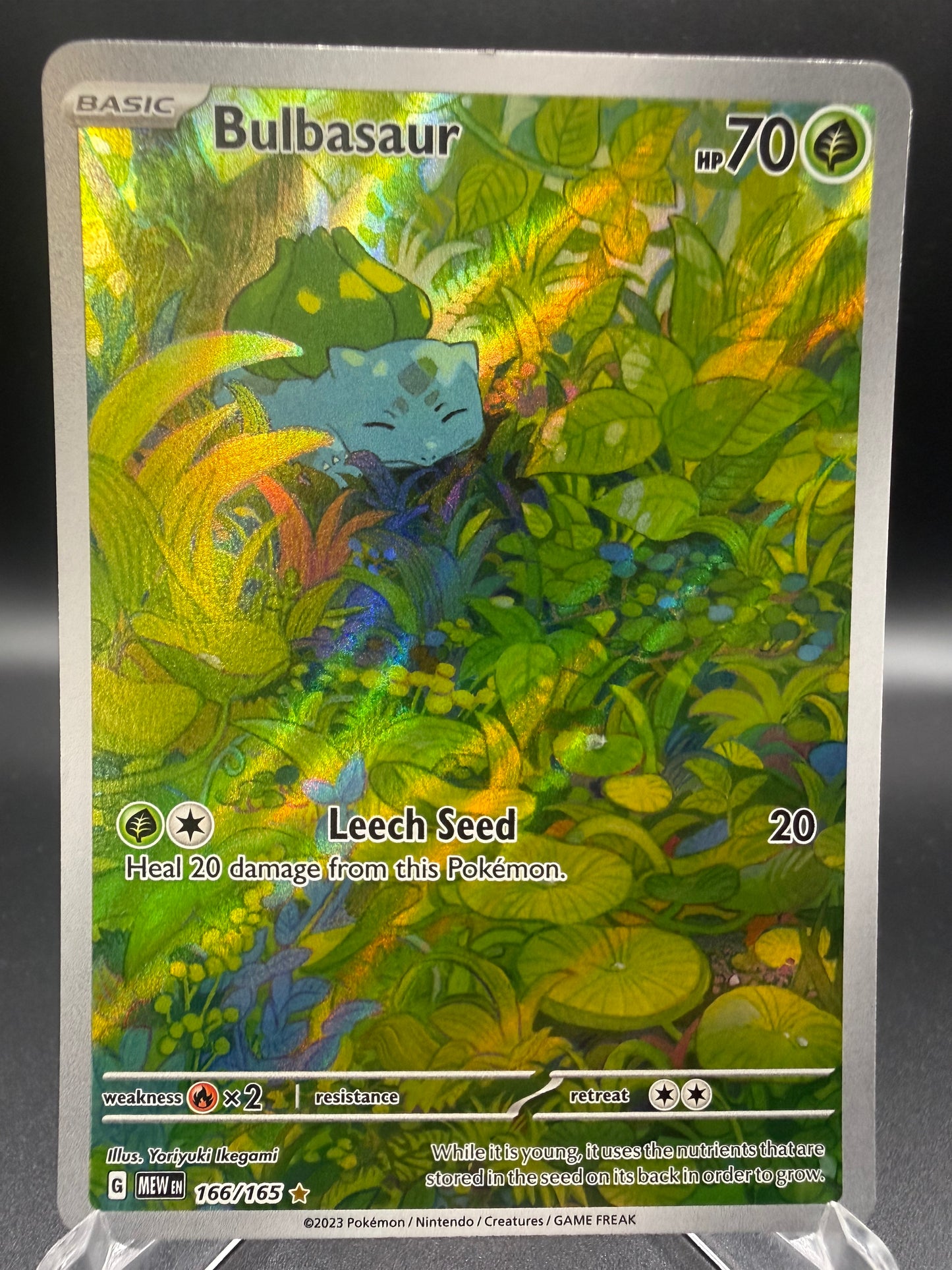 Pokémon TCG: 2023 Bulbasaur - 166/165 - SV: Scarlet & Violet 151