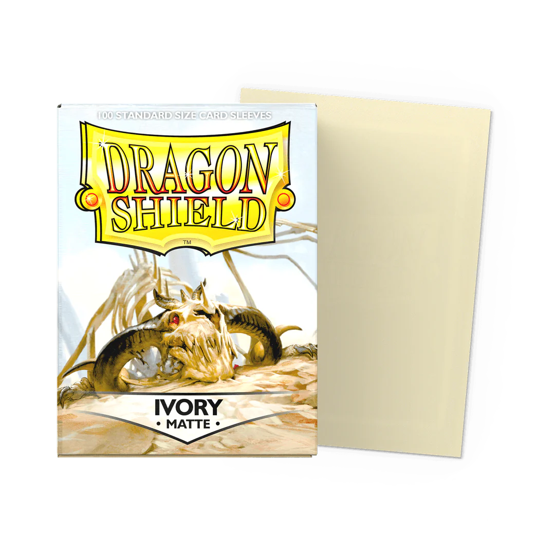 Dragon Shield Outer Sleeves Standard Matte - Ivory (100CT)
