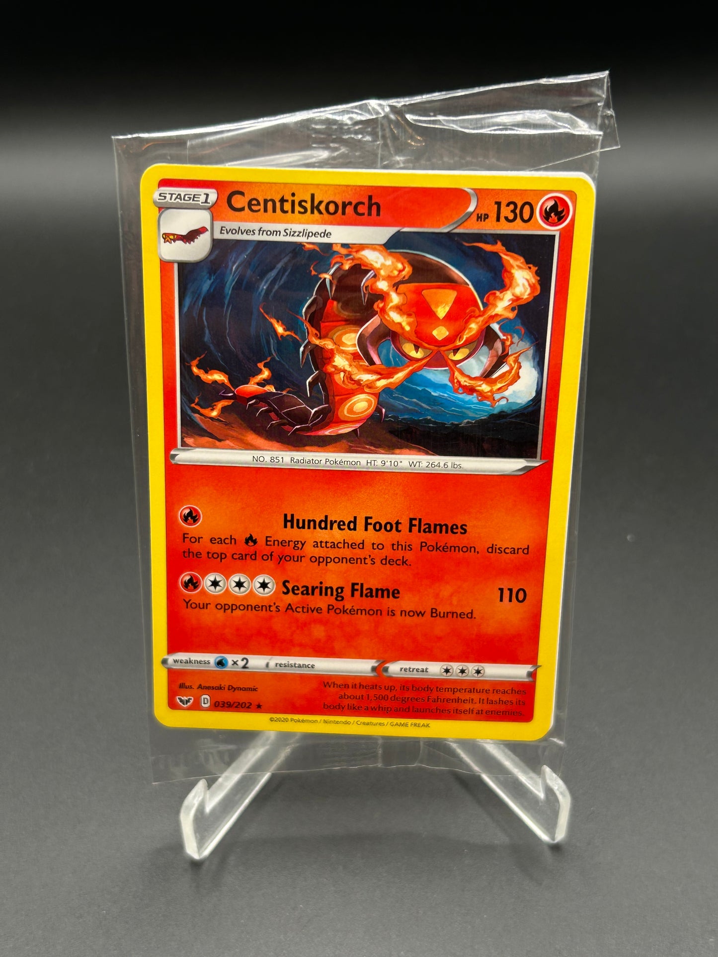 Pokémon TCG: 2020 Centiskorch - SWSH01: Sword & Shield Base Set Sealed Gamestop