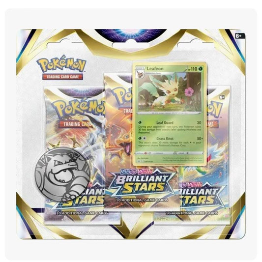 Pokémon TCG: Sword & Shield Brilliant Stars 3 Pack Blister