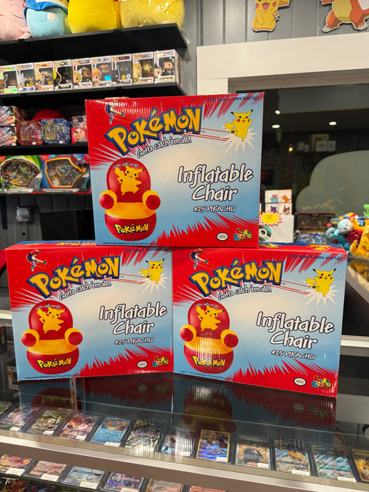 Pokemon Inflatable Chair #25 Pikachu Vintage 1999