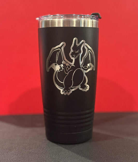 Tumbler Charizard Engraved 20oz