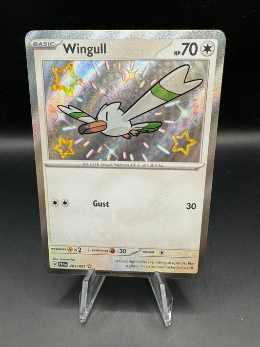 Pokémon TCG: 2024 Wingull 203/091 S&V Paldean Fates Baby Shiny