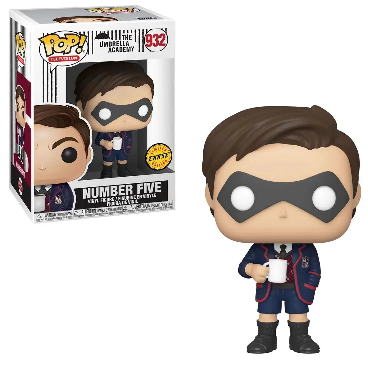 Funko PoP! Television: The Umbrella Academy - Number Five 932 (Limited Edition Chase)