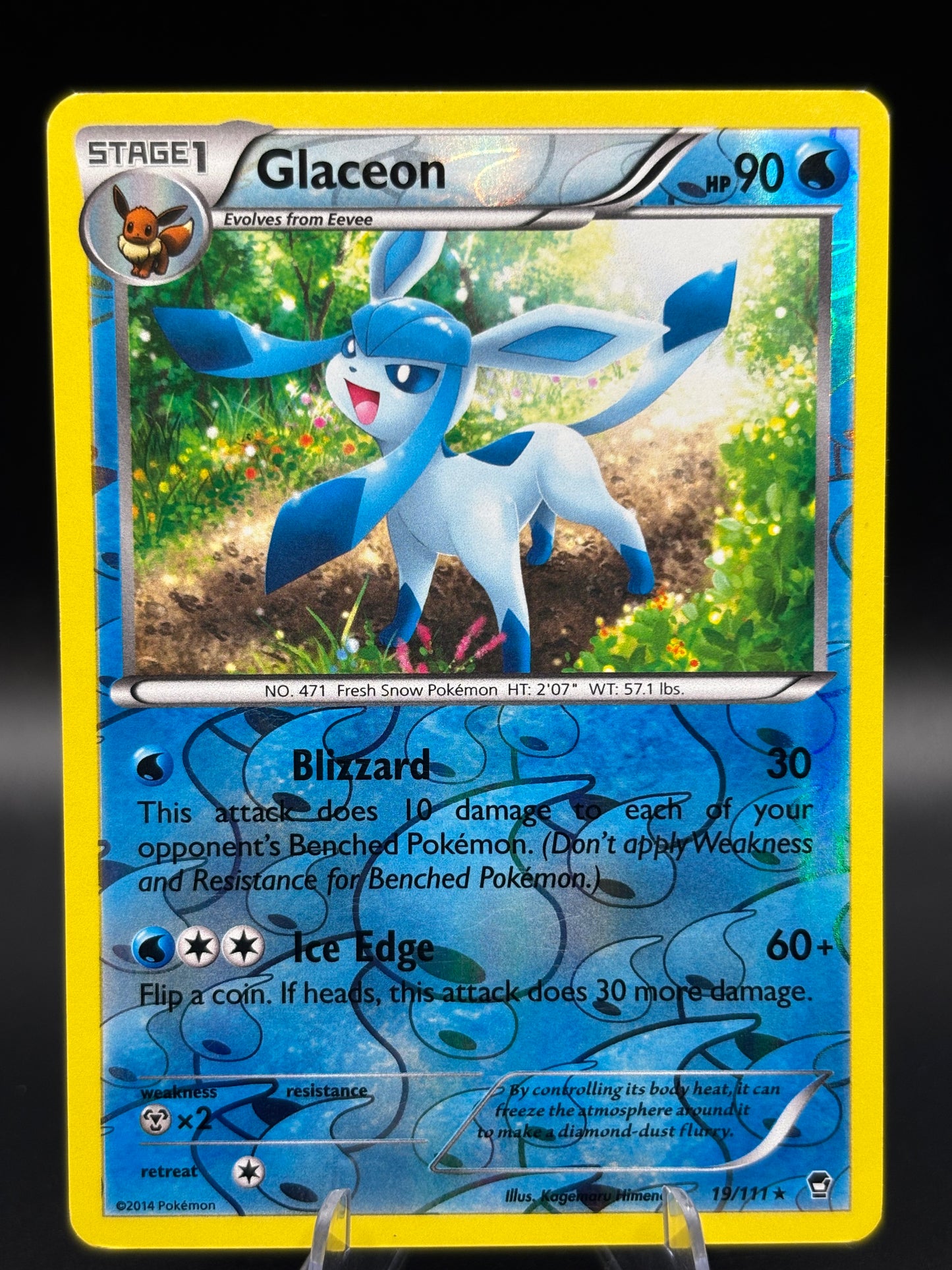 Pokemon TCG: Glaceon - XY - Furious Fists (FFI) 19/11