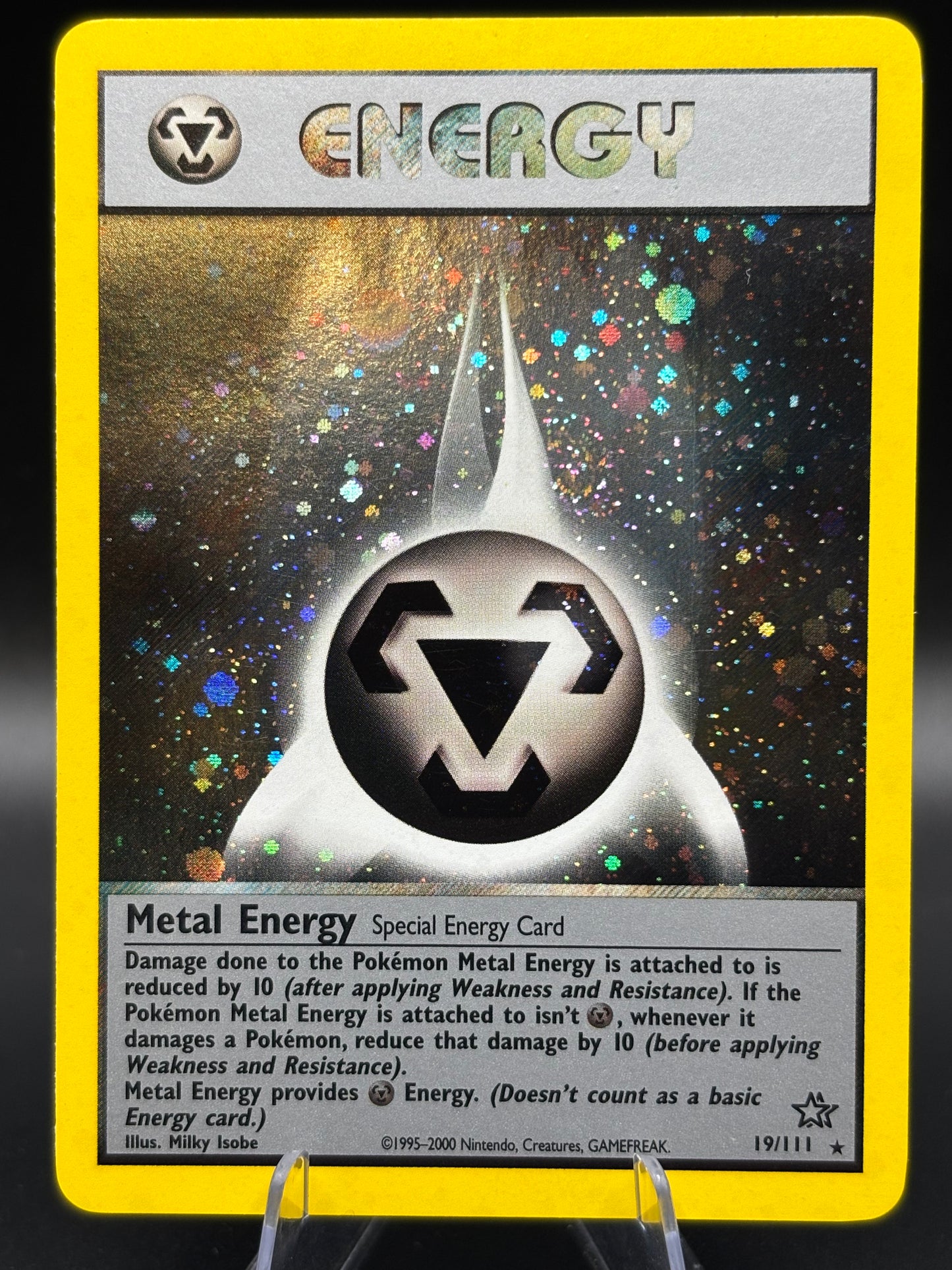 Pokémon TCG: 2000 Metal Energy 19/111 1st Edition Neo Genesis