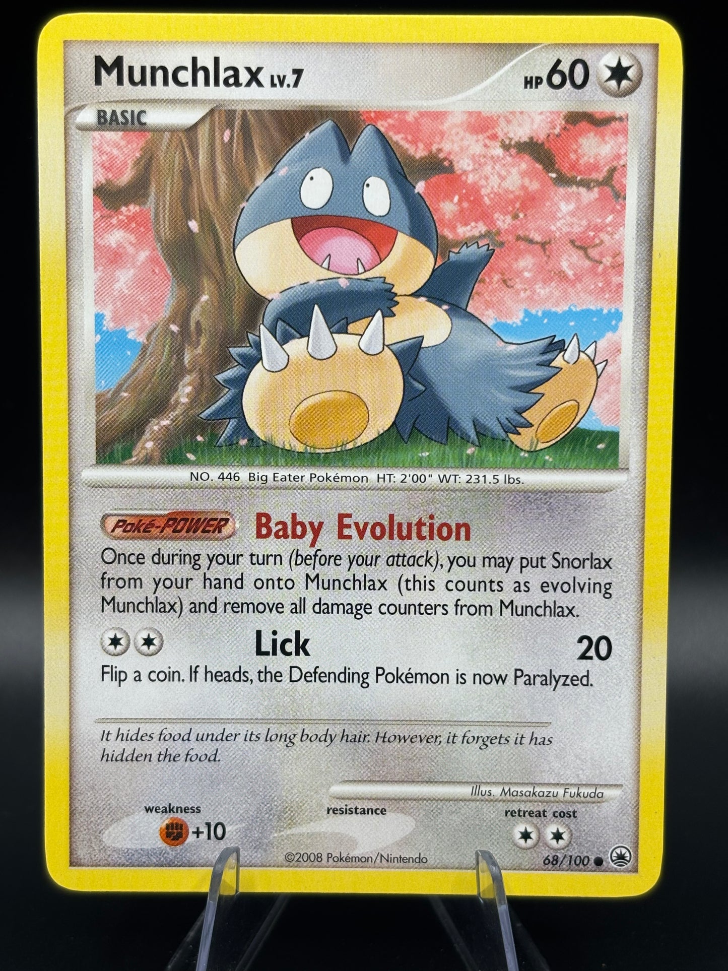 Pokémon TCG: 2008 Munchlax 68/100 - Majestic Dawn (LP)