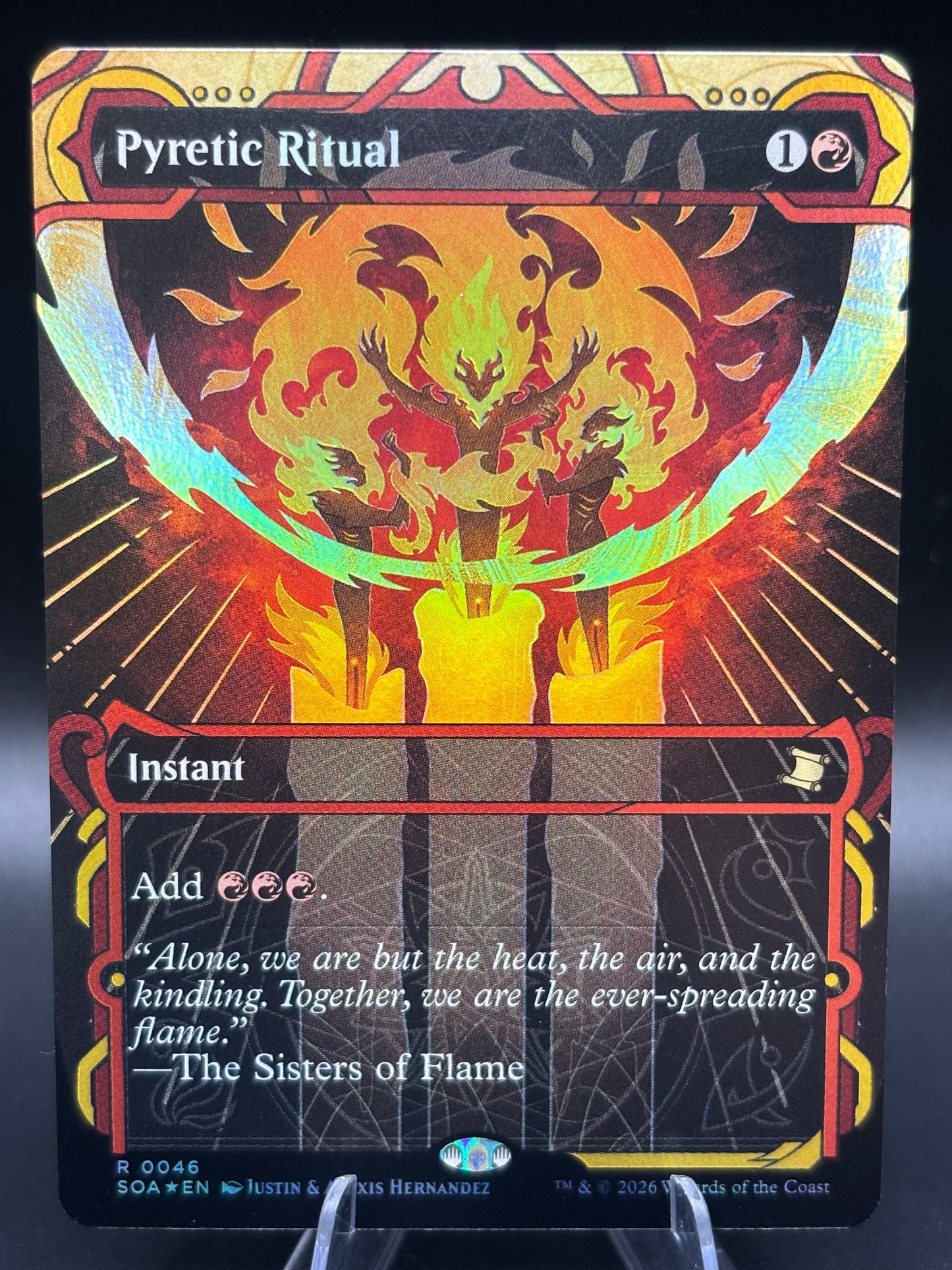 Magic TCG: Pyretic Ritual - Secrets of Strixhaven: Mystical Archive (SOA) R 0046 (FOIL)