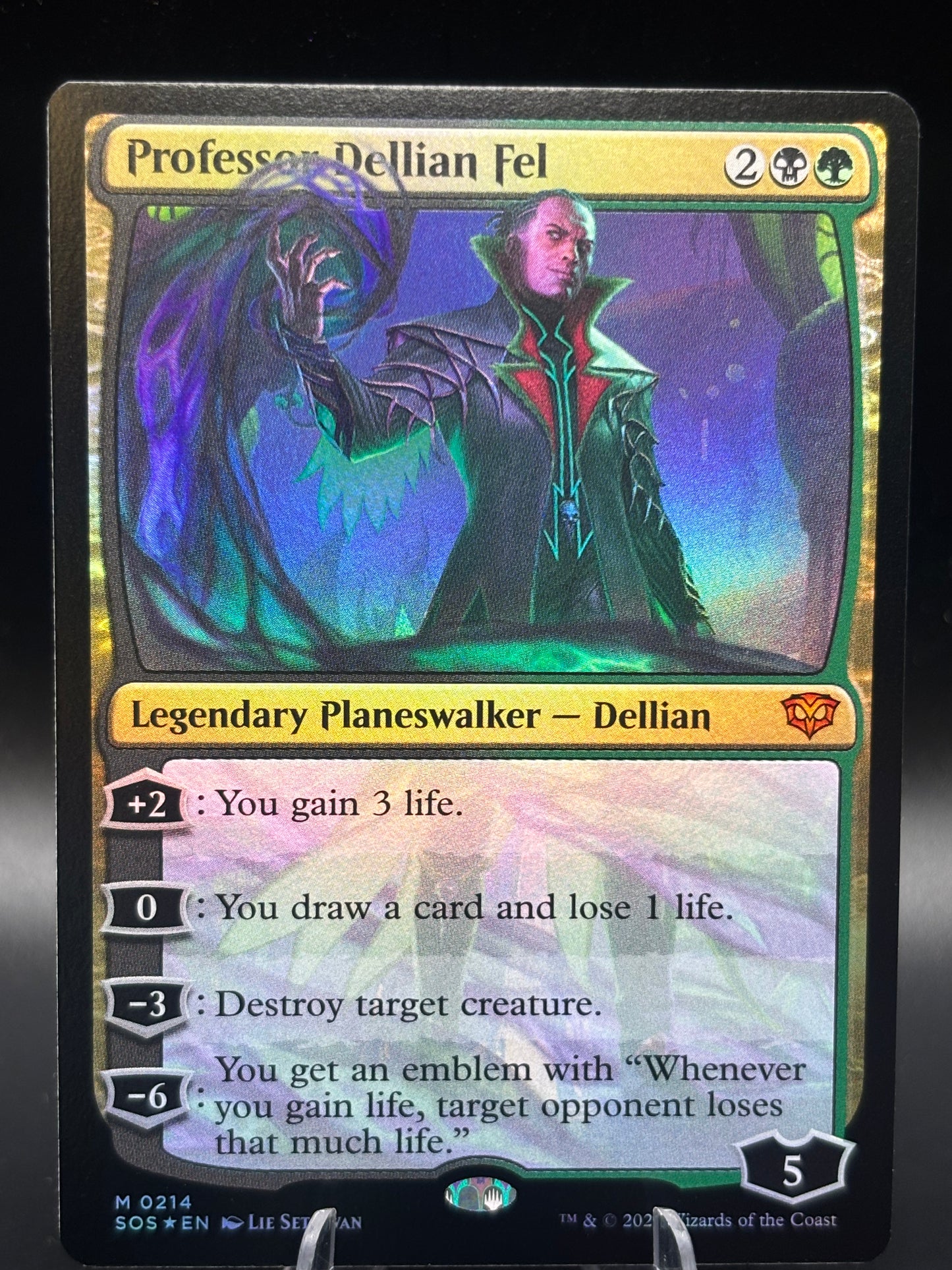 Magic TCG: Professor Dellian Fel - Secrets of Strixhaven (SOS) M 0214
