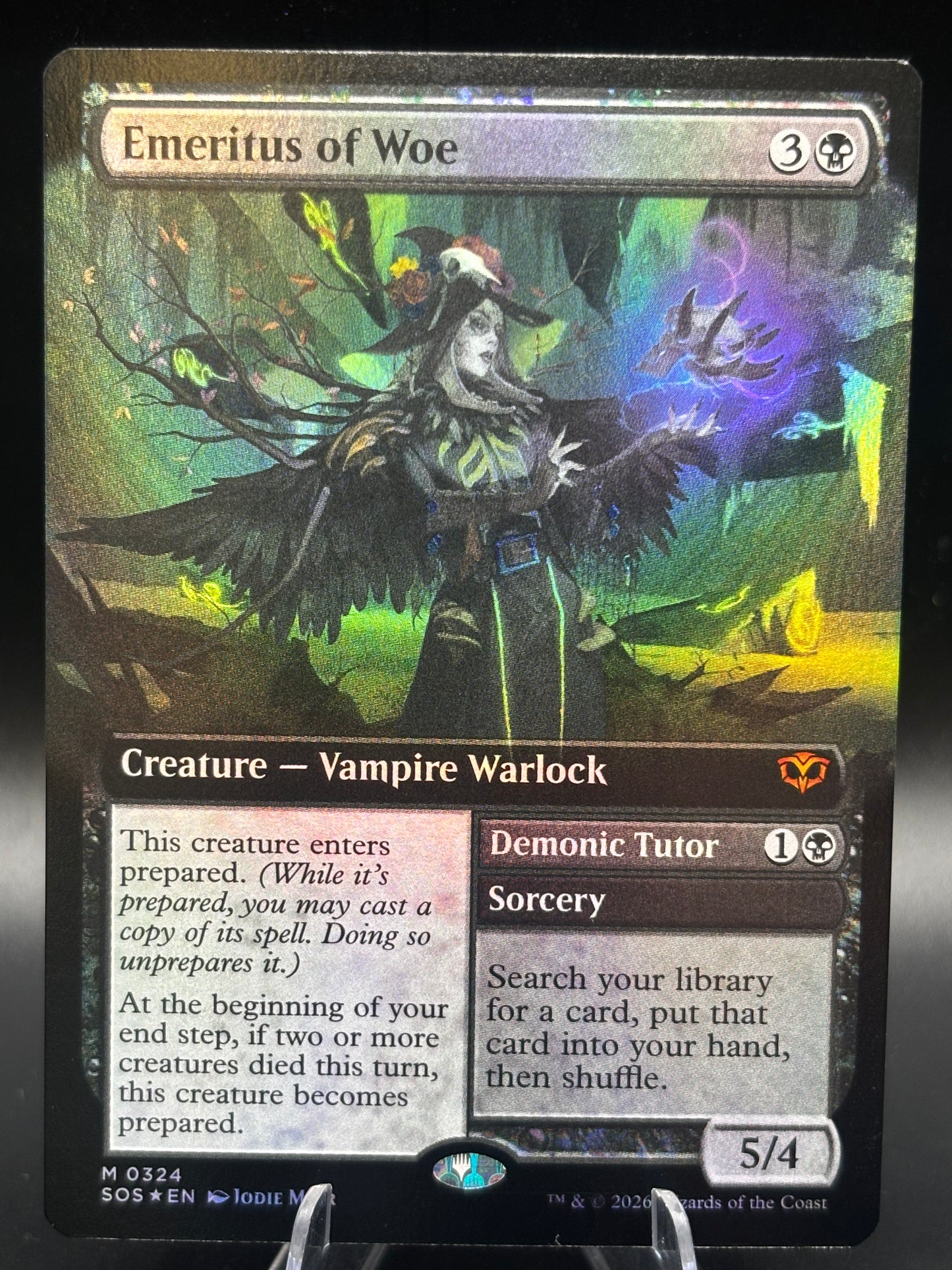 Magic TCG: Emeritus of Woe (Extended Art) - Secrets of Strixhaven (SOS) M 0324