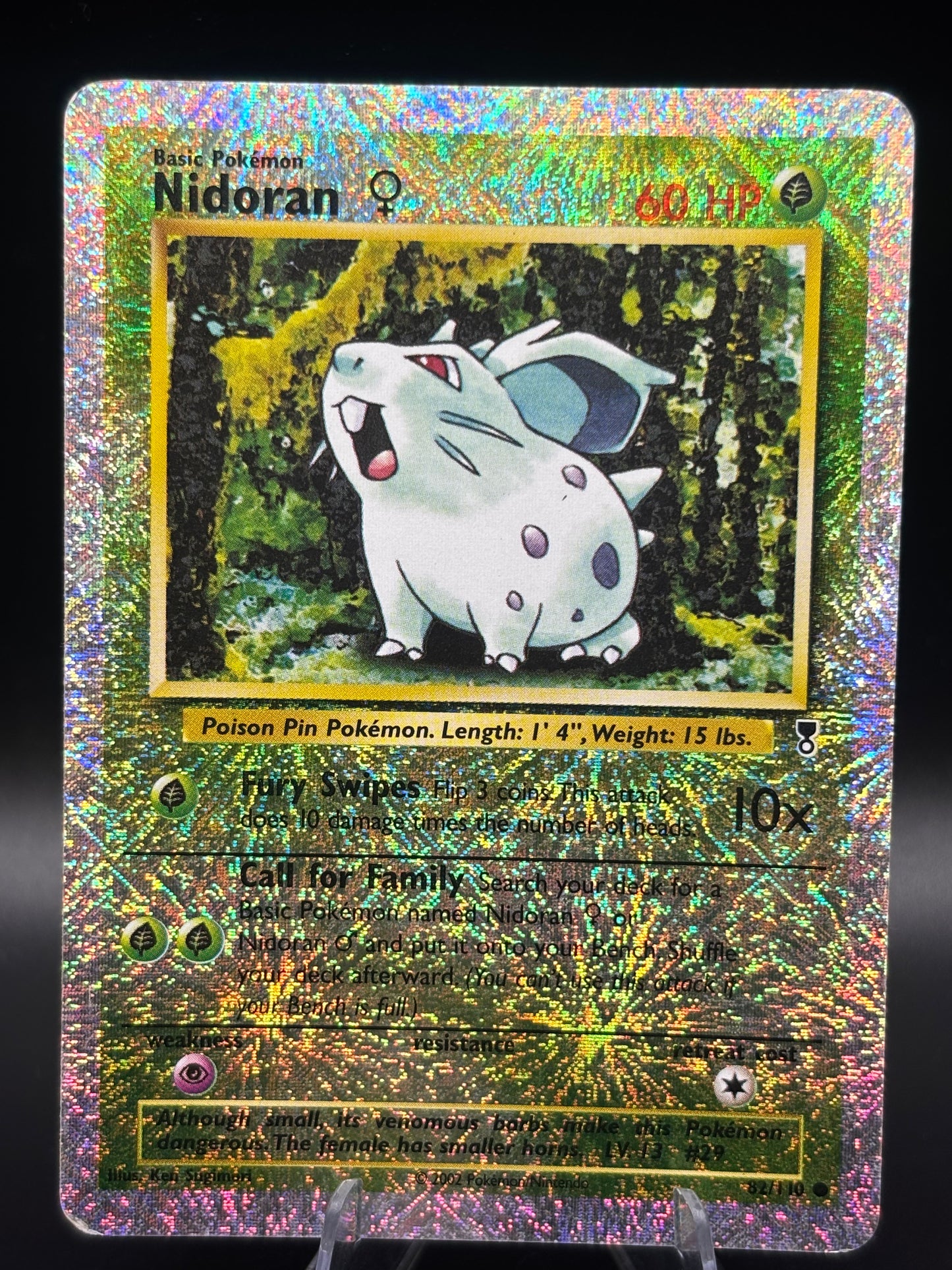 Pokémon TCG: 2002 Nidoran F 82/110 - LC: Legendary Collection