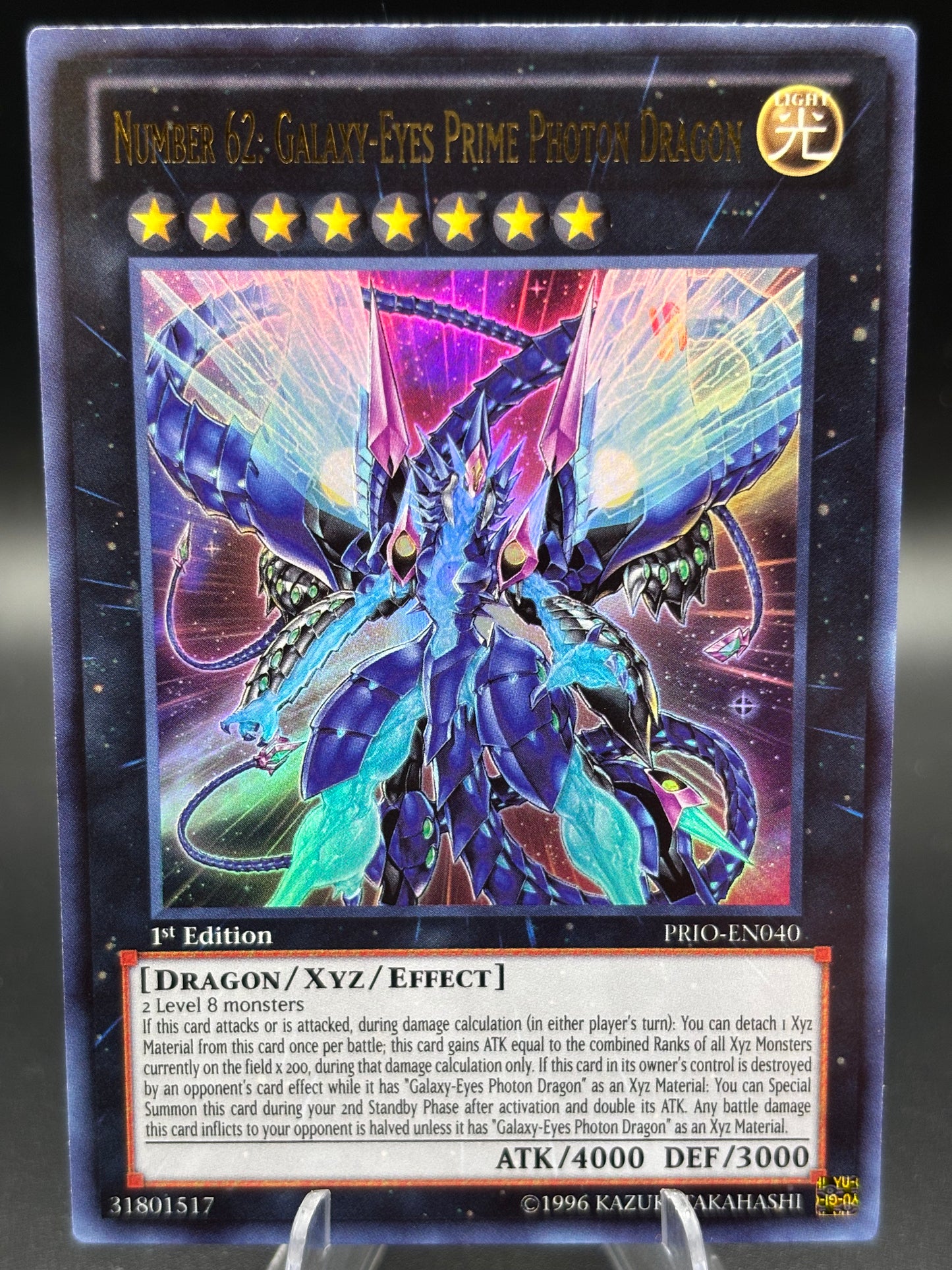 YuGiOh! TCG: Number 62: Galaxy-Eyes Prime Photon Dragon - Primal Origin (PRIO-EN040)