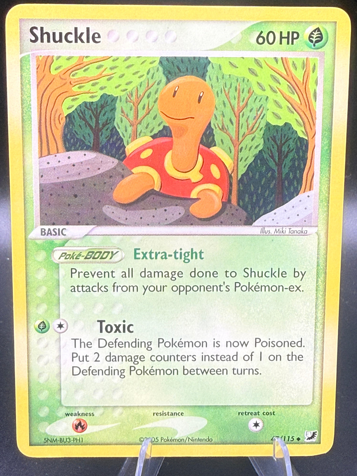 Pokémon TCG: 2005 Shuckle 47/115 - EX Unseen Forces