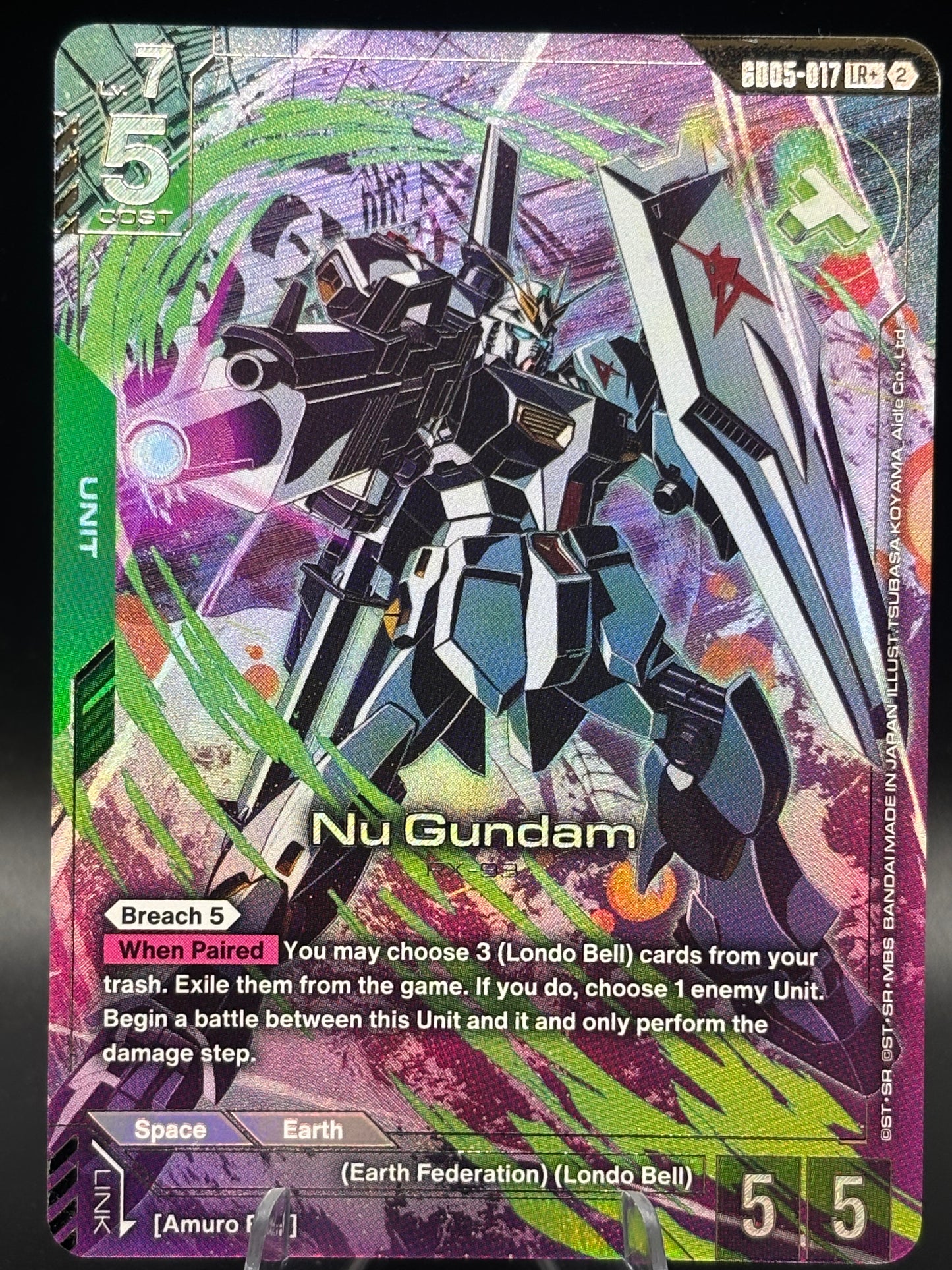 Gundam TCG: Nu Gundam (LR+) - Freedom Ascension (GD05)
